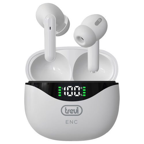 Cuffie Auricolari Wireless Bluetooth HMP 12E40, Bianco