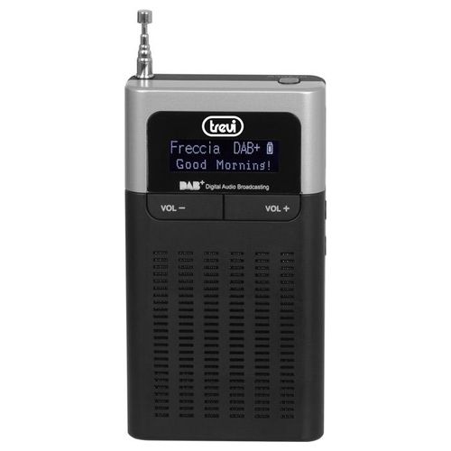 Trevi DAB 793 R Radio Portatile con Ricevitore Digitale Sistema DAB/DAB+ e FM Nero