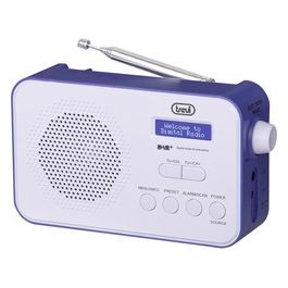 Trevi DAB 7F92 R Radio Portatile Digitale Blu/Bianco