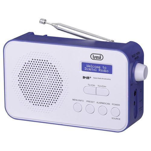 Trevi DAB 7F92 R Radio Portatile Digitale Blu/Bianco