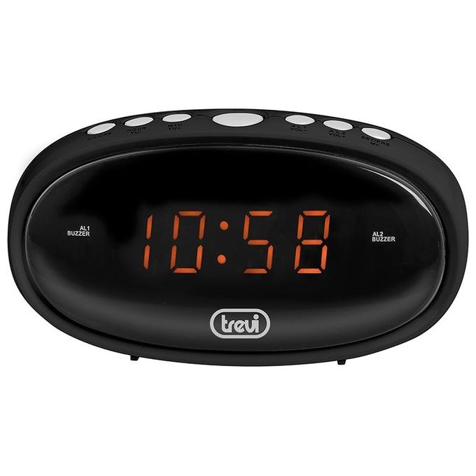Trevi EC-880N Orologio Digitale con due Sveglie Nero