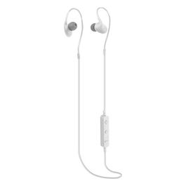 HMP 1218 BT Cuffie Auricolari Bluetooth con Archetto Ergonomico Cavo Anti Aggrovigliamento Microfono Incorporato Bianco