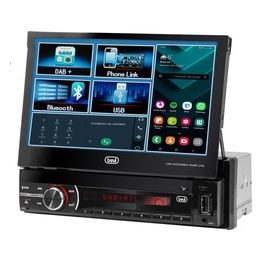 Trevi MDV 6380 DAB Sistema Car Video con Display Touch da 7" Ricevitore Digitale DAB/DAB+ / FM Mp3 Usb Sd Aux-In Android Mirror Link