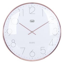 OM 3512 S Orologio da Parete Analogico Movimento al Quarzo Diametro 30 cm Vetro Curvo antiriflesso colore Bronzo