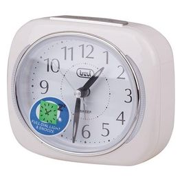 Trevi Orologio Sveglia con luce Snooze Bianco Sl3040