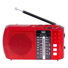 Trevi RA 7F20 BT Radio Portatile Multibanda con Bluetooth Usb MicroSD Batteria Ricaricabile Rosso