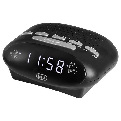 RC821D BK Radiosveglia Nera