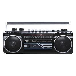 Trevi RR 501 BT Stereo Boombox Portatile Bluetooth Usb SD MP3 Nero