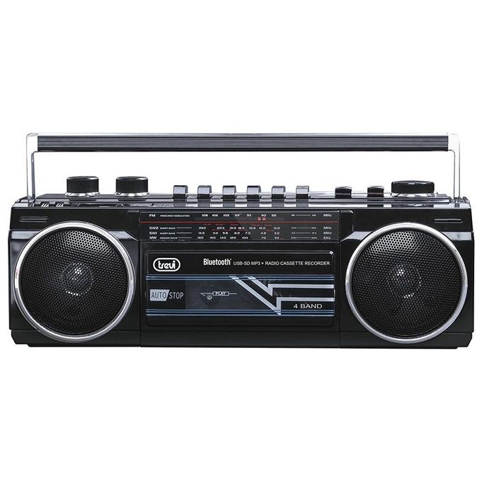 Registratore A Cassetta Radio Portatile Boombox Stereo Obsoleto