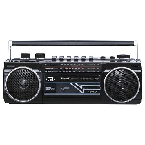 Trevi RR 501 BT Stereo Boombox Portatile Bluetooth Usb SD MP3 Nero