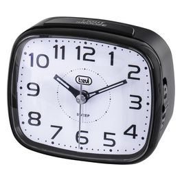 Trevi SL 3054 Orologio al Quarzo con Sveglia Grande Quadrante Tasto Snooze/Light Movimento Silenzioso SWEEP Nero