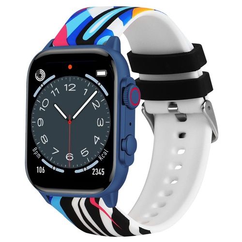 Smartwatch Amoled 1.95 Funzione Chiamata wifi ip68 blu