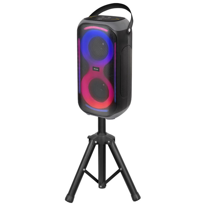 Trevi XFM225W10 Speaker Wireless 50W con Treppiede USB AUX-IN TWS XFM 225 W