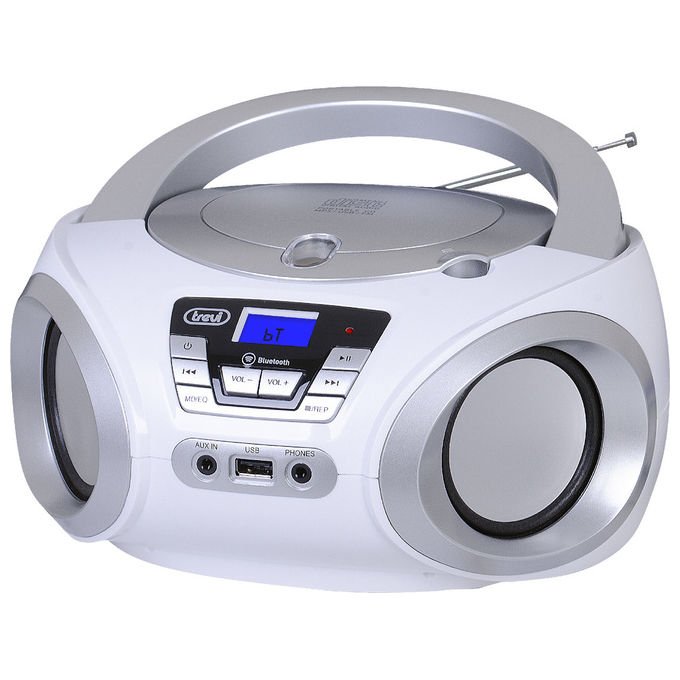 Image of Trevi Stereo Portatile Boombox CMP 544 BT Bianco