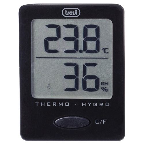 Trevi Te 3004 Termometro Digitale con Igrometro Temperatura e Umidita' Nero