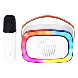 Trevi XR 8A01 MiniParty Altoparlante Karaoke  Bluetooth Bianco