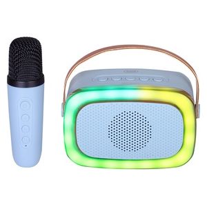 Trevi Xr Jump Altoparlante Karaoke Portatile 10W Wireless Usb Micro Sd AUX-IN Xr 8A01 Miniparty Blu-image