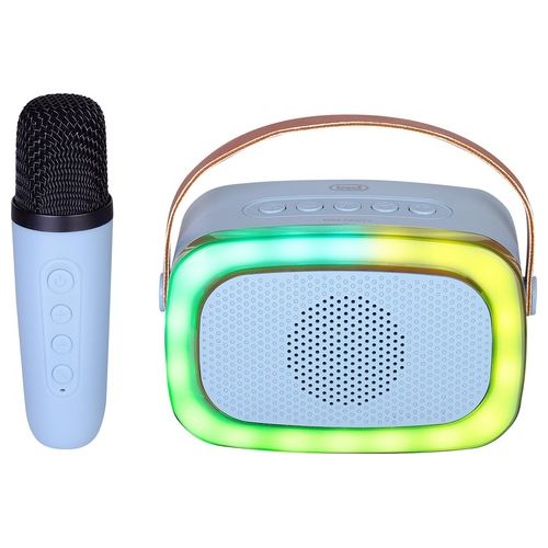 Trevi XR 8A01 MiniParty Altoparlante Karaoke  Bluetooth Blu