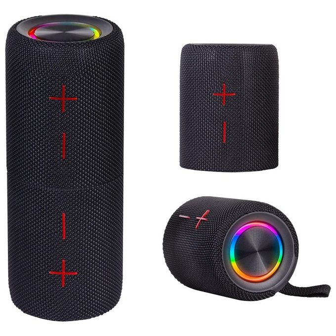 Image of Trevi XR 8A44 DOUBLE Altoparlante Amplificato Portatile 10W x 2 Cassa Wireless Separabile in 2 Unita' Micro SD AUX-IN Audio Wireless 5.3 IPX5 Batteria Integrata Nero