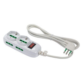 Multipresa 2 Prese Bipasso-Schuko e 4 Prese Bipasso