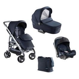 [ComeNuovo] Trio Inglesina Zippy Pro (nav+bor+huggy+vest) Marina AA30L6MAR Telaio Non Incluso