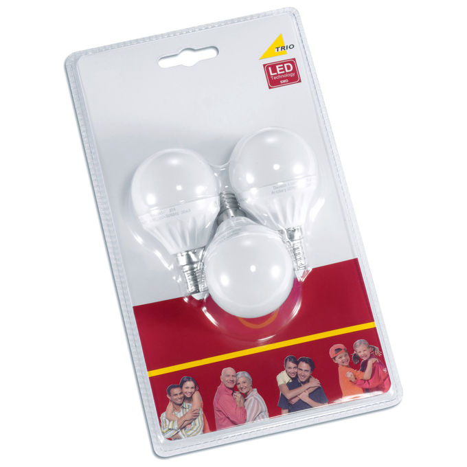 Trio Lighting Lampadina Led Pallina Blister 3 Pezzi