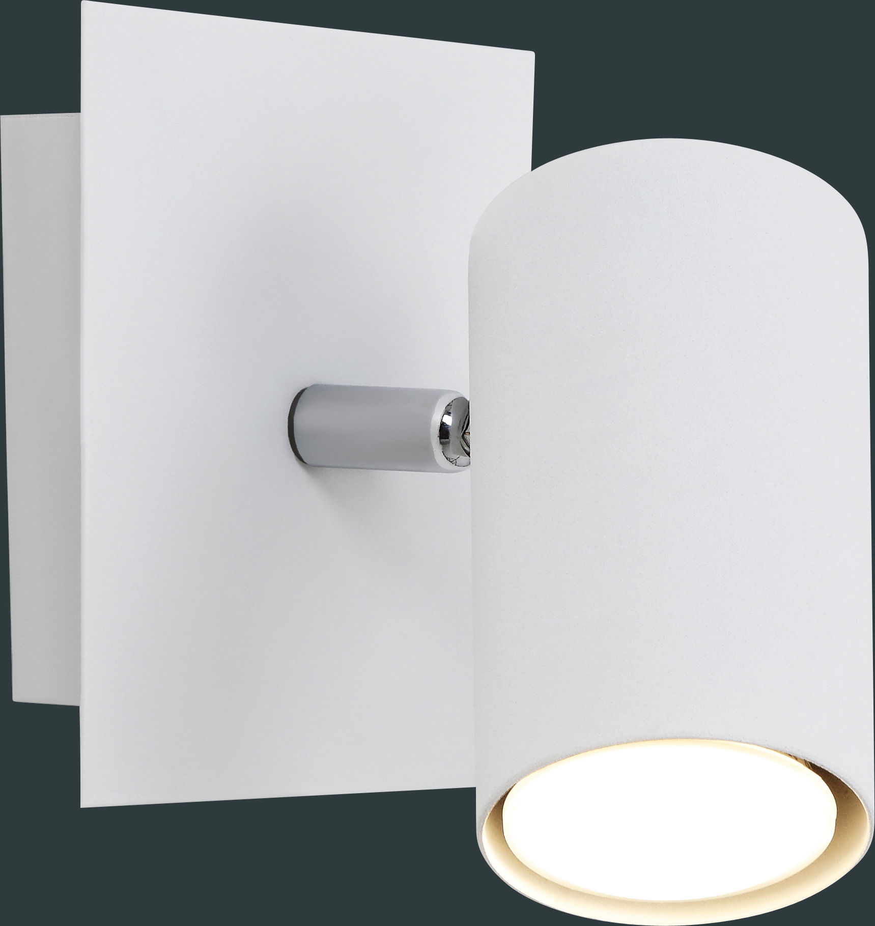 Trio Lighting Marley Base Spot  Cil.Soft Bianco Cm 12