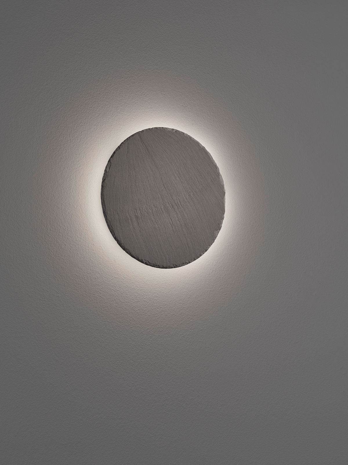 Trio Lighting Raven Applique Led Rotonda In Aredesia Nera Luce Indiretta Intensita' Regolabile Con Interruttore D. 20Cm