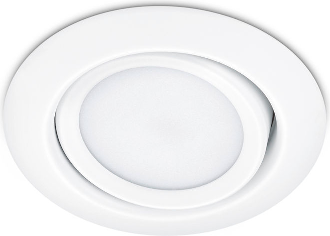Trio Lighting Rila Faretto Da Incasso Led Rotondo Orientabile Bianco Diam. 8,2Cm