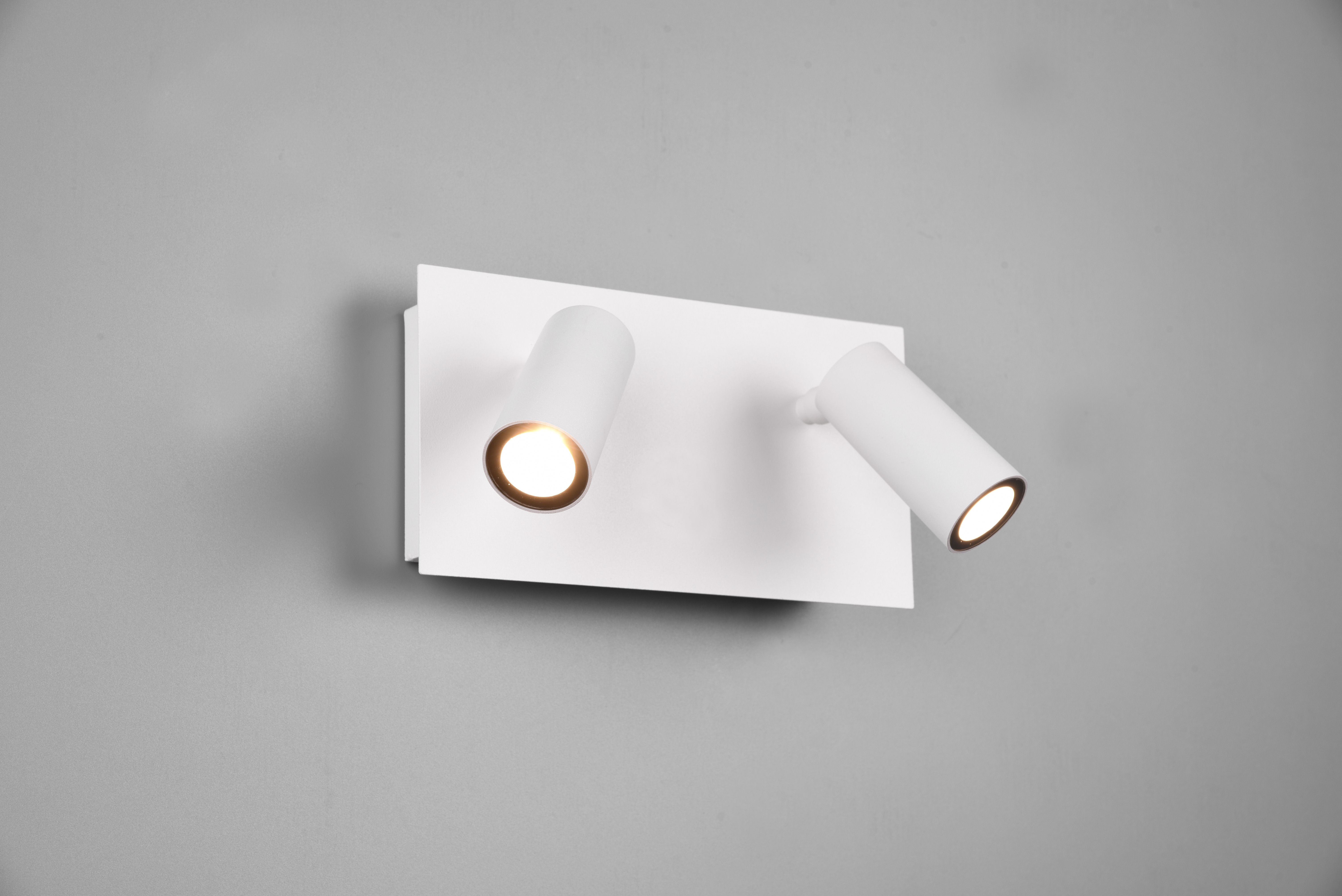 Trio Lighting Tunga Barra 2 Spots Led Orientabili Bianchi Da Esterno L. 23Cm Ip54