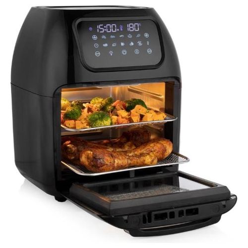 Tristar Friggitrice ad Aria Digitale Forno, 10 Litri, 1800 W, Cestello  friggitrice, 10 Programmi di Cottura, Airfryer BPA-free, Nero, FR-6964 :  : Casa e cucina