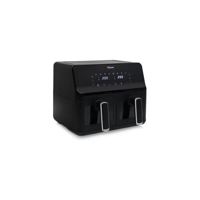 Tristar, Friggitrice ad Aria Doppia, 2x4 Litri, Digitale, Nero