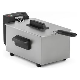 Friggitrice FR-9334 XL Acciaio Inossidabile Nero Cestello Amovibile Capacità Elevata Controllo Temperatura 3 Litri