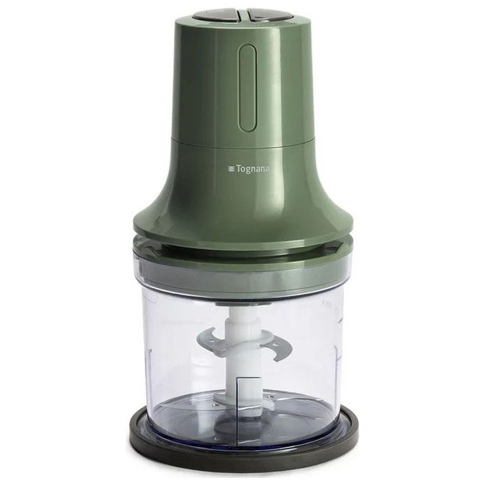 Tritatutto TOGNANA IRIDEA, 0,5 L, 400W, 6 lame in acciaio inox, 1 velocità di funzionamento, smontabile, Grigio Perla