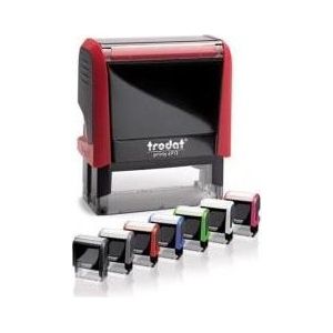Trodat Timbro Autoinch Printy4913 Eco Rosso
