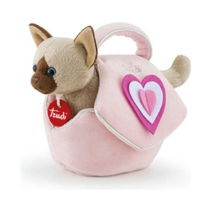 Trudi Gattino Borsetta Rosa Cuori