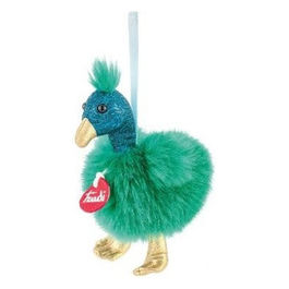 The Pompons Pavone, Peluche colorato in raso