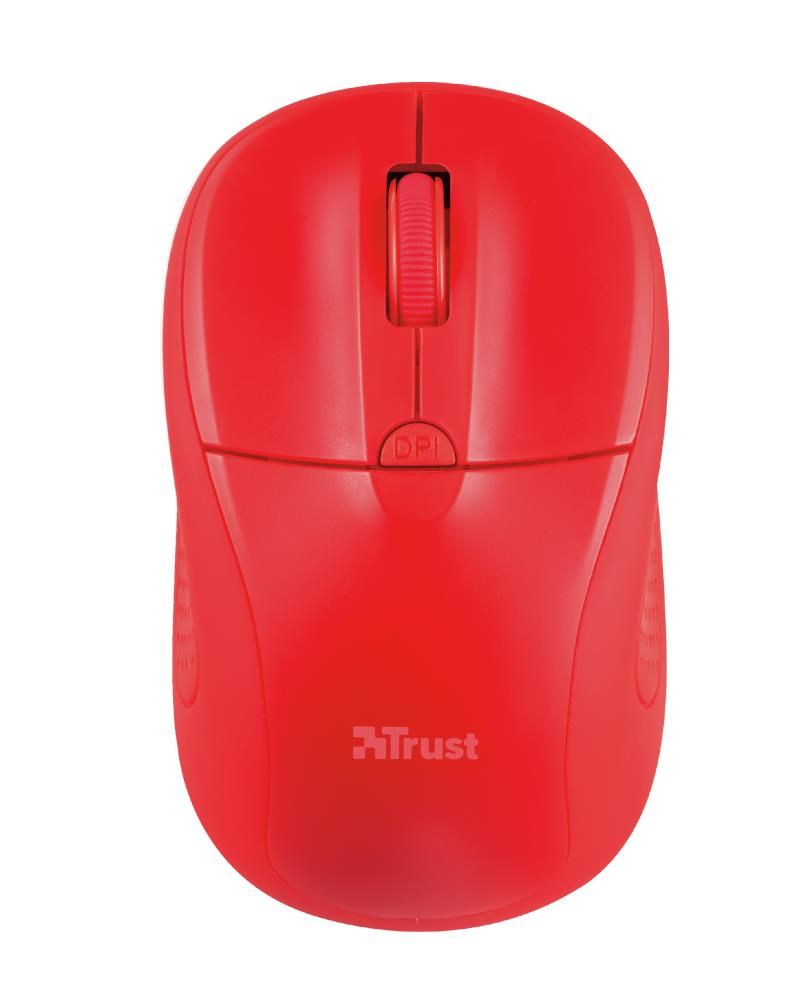 Mouse, MOUSE OTTICO SILENZIOSO WIRELESS ROSSO