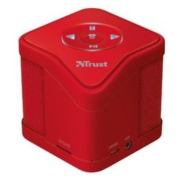 Trust 21703 Urban Muzo Altoparlante Wireless Bluetooth con Lettore MP3 Rosso