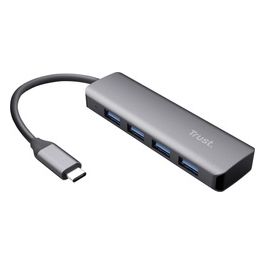 Trust 23328 Hub di Interfaccia Usb 3.0 Type-A 5000Mbit/s Grigio