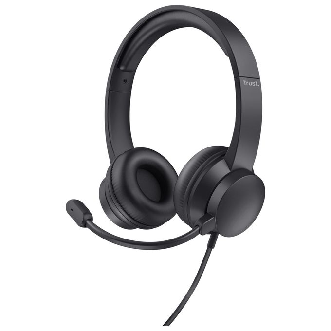 Trust 25087 Ayda Cuffie a Padiglione Cablate con Microfono Jack 3,5 mm Stereo 20 20000 Hz 155 g colore Nero