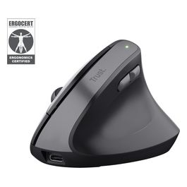 Bayo II Mouse Ergonomico Mano Destra Rf Wireless Ottico 2400 Dpi