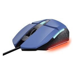 Gaming GXT 109B Felox Mouse Gaming con 6 Pulsanti Programmabili Illuminazione LED Multicolore Blu