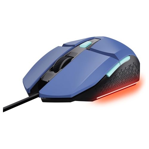 Gaming GXT 109B Felox Mouse Gaming con 6 Pulsanti Programmabili Illuminazione LED Multicolore Blu