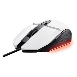 Gaming GXT 109W Felox Mouse Gaming con 6 Pulsanti Programmabili Illuminazione LED Multicolore Bianco