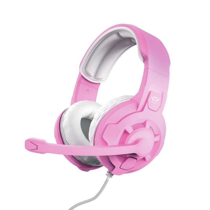 Trust GXT 411P Radius Cuffie Gaming a Padiglione Rosa/Bianco | Yeppon