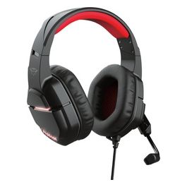 Trust GXT 448 Nixxo Cuffie Gaming Padiglione Auricolare Connettore 3.5 mm Usb Tipo A Nero/Rosso