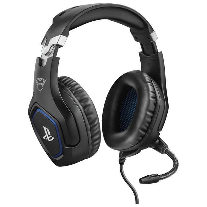 Image of Trust GXT 488 Forze PS4 Gaming Headset Potenti Cuffie Gaming Over-Ear con Microfono Ripiegabile e Archetto Regolabile