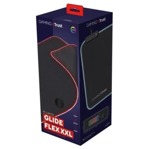 Trust GXT 764 Glide-Flex XXL RGB Tappetino per Mouse Nero