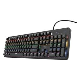 Trust  GXT 863 Mazz Tastiera Meccanica Gaming Layout Italiano QWERTY Interruttori Meccanici RED Outemu 14 Modalita' Colore